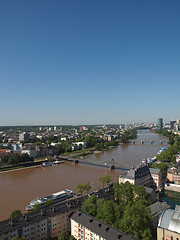 Image showing Aerial view of Frankfurt