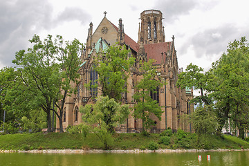 Image showing Johanneskirche Church Stuttgart