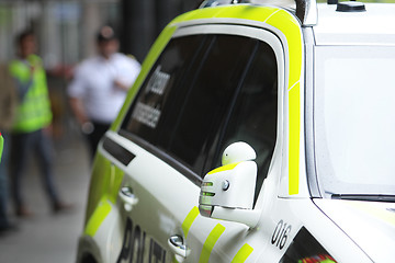 Image showing Police Vehicles