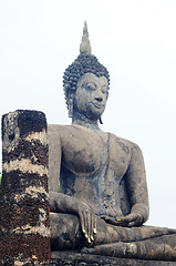 Image showing Statue of a deity in the Historical Park of Sukhothai