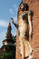 Image showing Statue of a deity in the Historical Park of Sukhothai