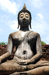 Image showing Statue of a deity in the Historical Park of Sukhothai