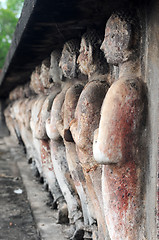 Image showing Statue of deity in the Historical Park of Sukhothai