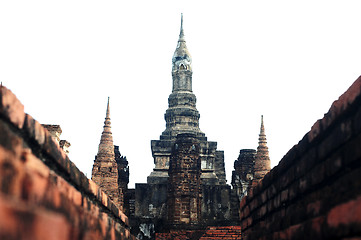 Image showing Wat Maha That in the Historical Park of Sukhothai