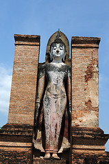 Image showing Statue of a deity in the Historical Park of Sukhothai