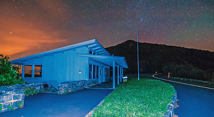 Image showing blue ridge parkway night scenes