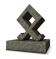 Image showing stone rune