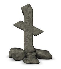 Image showing stone rune