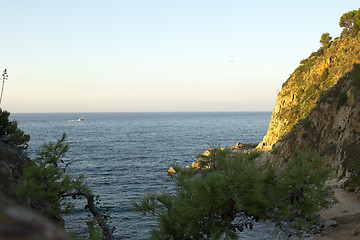 Image showing View from the fortress Castle Villa Vella.