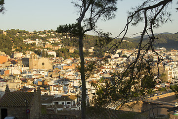 Image showing View from the fortress Castle Villa Vella.