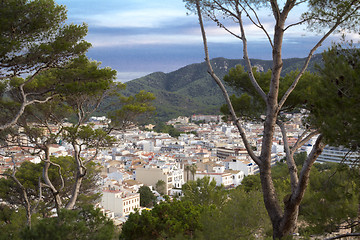 Image showing The picturesque town of Tossa de Mar.