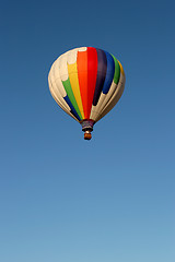 Image showing hot air balloon in flight