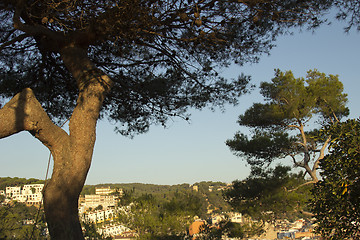 Image showing View from the fortress Castle Villa Vella.