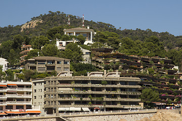 Image showing The picturesque town of Tossa de Mar.