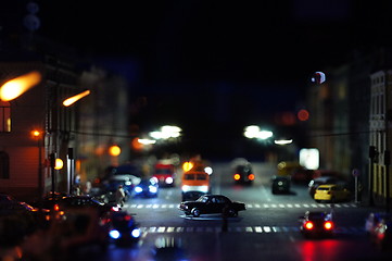 Image showing Traffic at Night 