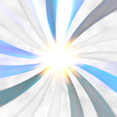 Image showing Futuristic Radial Burst