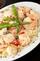 Image showing Shrimp Scampi with Pasta