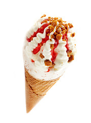 Image showing Strawberry ice cream