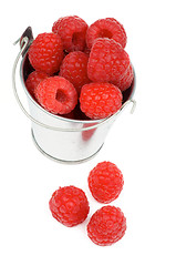 Image showing Raspberries