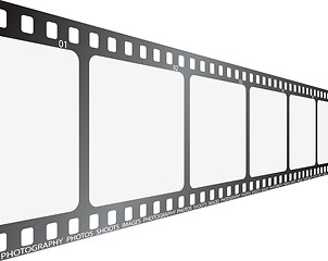 Image showing film looking along