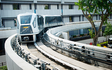 Image showing Changi Airport Skytrain