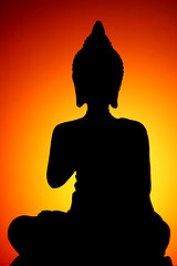 Image showing Buddha Silhouette