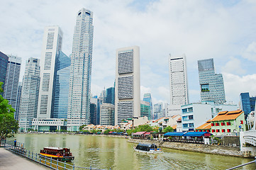 Image showing Riverside of Singapore