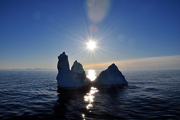 Image showing Sun and ice