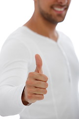 Image showing Thumbs up