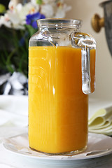 Image showing Jug of orange juice