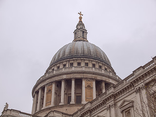 Image showing St Paul Cathedral London