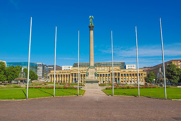 Image showing Schlossplatz (Castle square) Stuttgart