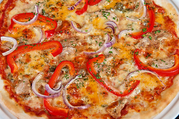 Image showing meat pizza