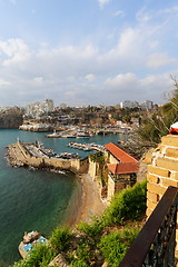 Image showing Harbor in the old town.