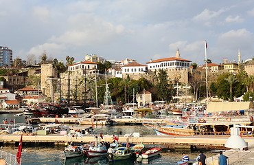 Image showing Antalya harbor.