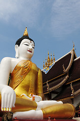 Image showing Ancient wat in Chiang Mai, Thailand