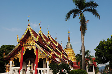 Image showing Ancient wat in Chiang Mai, Thailand