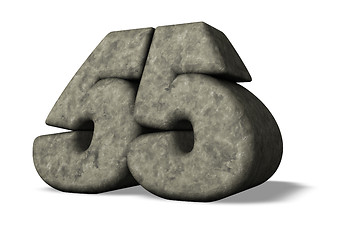 Image showing number fifty five