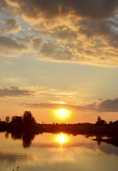 Image showing sunset