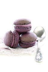 Image showing Macaroons and teaspoon.