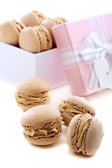 Image showing Box of macaroons.