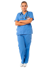 Image showing Confident female surgeon