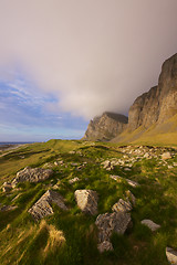 Image showing Coastal cliffs