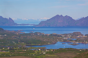 Image showing Scenic panorama in Norway