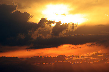 Image showing Sunset skyscape