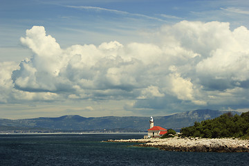 Image showing Lighthouse on Brac island Croatia