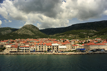 Image showing Bol city sea view