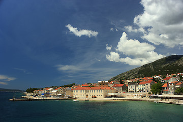 Image showing Bol city harbor