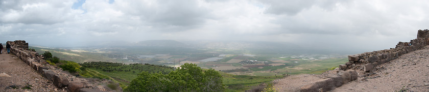 Image showing High resolution panorama of Galilee