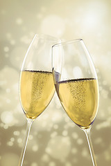 Image showing 2 Champagne glasses